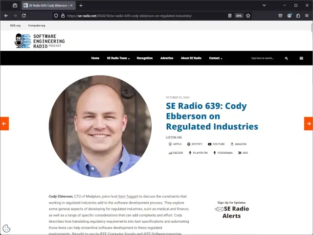 SE Radio Interview, 2024
